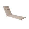 Miniatyrbillede 1 af 2: Liggestolsunderlag WICKER 55x195xH3cm, beige