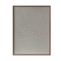 Miniatyrbillede 1 af 4: Wall art WALLY 60x80cm, abstract white
