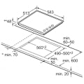 Miniatyrbillede 4 af 4: Built-In Ceramic Hob, PKE645CA2E, Bosch
