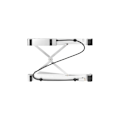 Miniatyrbillede 2 af 11: Digitus, variabel notebookstander med integreret USB-C-hub, 5 porte, DA-90424