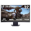Miniatyrbild 1 av 6: LCD-skärm 32gs60qc-b (32", gaming/böjd, panel va, 2560x1440, 16:9, 180 hz, matt, 1 ms, tilt, 32gs60qc-b), Lg