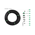 Miniatyrbilde 2 av 5: Sett med WATER FLOW DRIP-slange - 100m med timer