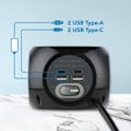 Miniatyrbillede 2 af 2: Extension flex 62080 Sort, Electraline