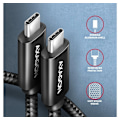 Miniatyrbilde 3 av 9: AXAGON, USB Type C - USB Type C, Data og lading USB4 Gen 3x2-kabel, 1 m, BUCM3-CM15AB