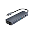 Pikkukuva 1 / 5: Hyper, HyperDrive EcoSmart Gen.2 Universal USB-C 6-in-1 -keskitin, jossa 100 W PD Power Pass-thru