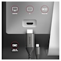 Miniatyrbild 4 av 10: AXAGON, USB-C till HDMI, Aktiv omvandlare