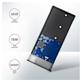 Miniatyrbild 8 av 11: AXAGON, Extern USB-C 3.2 Gen 2 metallbox för M.2 NVMe & SATA SSD-diskar, EEM2-SB2