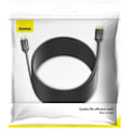 Miniatyrbilde 4 av 4: Tilbehør for tilkobling, HDMI 2.0-kabel 4K 30 Hz 3D HDR 18 Gbps 5m Sort, Baseus