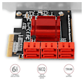 Miniatyrbild 4 av 4: AXAGON, PCIe Controller 6x SATA 6G, PCES-SA6