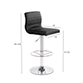 Miniatyrbillede 2 af 2: Barstol AURA sort