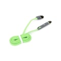 Pikkukuva 3 / 4: Platinet-kaapeli USB - microUSB/Lightning 1m, vihreä (42872)