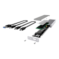 Pikkukuva 2 / 11: Raidsonic, Icy box Ulkoinen Type-C™-kotelo M.2 NVMe SSD:lle, IB-1817Ma-C31