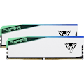 Miniatyrbillede 1 af 10: RAM Viper Elite 5 RGB Hvid 2x16GB DDR5 6200MHz DIMM CL42 PVER532G62C42KW, Patriot