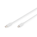 Miniatyrbilde 1 av 3: Digitus, USB-C til Lightning, Lightning til USB-C data-/ladekabel, DB-600109-020-W