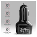 Miniatyrbillede 5 af 9: AXAGON, Dobbelt biloplader, 38W, PWC-PQ38