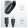 Miniatyrbillede 6 af 10: AXAGON, SuperSpeed ​​USB Micro-B - M.2 SATA SSD Ribbed Box, EEM2-SA