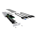 Pikkukuva 6 / 11: Raidsonic, Icy box Ulkoinen Type-C™-kotelo M.2 NVMe SSD:lle, IB-1817Ma-C31