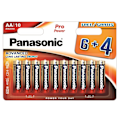Miniatyrbillede 1 af 4: Sæt med 3 produkter. Panasonic Pro Power batteri LR6PPG/10B (6+4 stk)
