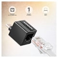 Miniatyrbillede 2 af 5: AXAGON, ADE-MINIC Miniatur aluminium USB-C 3.2 Gen 1 Gigabit Ethernet 10/100/1000 Mb/s adapter med automatisk installation