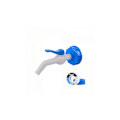 Miniatyrbilde 2 av 2: Sett - PP 45° kran med IBCS60x6 adapter for 13 mm slange med PTFE tape