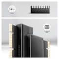 Miniatyrbilde 4 av 7: AXAGON, PCI-Express x16-adapter med kjøler for tilkobling av en NVMe M.2 SSD-stasjon til en datamaskin, PCEM2-XS