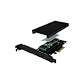 Miniatyrbild 6 av 7: Raidsonic, omvandlare för 1x HDD/SSD för PCIe x4-kortplats, IB-PCI208-HS