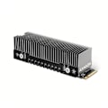 Miniatyrbilde 1 av 4: AXAGON, passiv kjøler i aluminium for enkelt- og dobbeltsidige M.2 SSD-er størrelse 2280, høyde 24 mm, CLR-M2XT