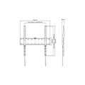 Miniatyrbilde 2 av 3: TV-sett acc veggfeste 32-55"/wm-55f-02, Gembird