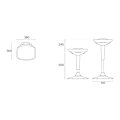 Miniatyrbillede 2 af 2: Balance skammel SWING sort