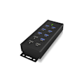 Pikkukuva 3 / 10: Raidsonic, USB-keskitin, 7-porttinen teollisuuskeskitin, IB-HUB1703-QC3