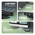 Miniatyrbilde 5 av 9: AXAGON, USB-C 10 Gbps UFO 9in1 Hub, HMC-UFO