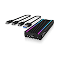 Pikkukuva 5 / 8: Raidsonic, Icy box, IB-1824ML-C31 Kotelo 1x NVMe:lle