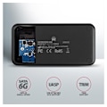 Miniatyrbillede 6 af 9: AXAGON, USB 3.0-1x SATA 6G HDD dockstation, sort, ADSA-SN