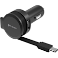 Miniatyrbillede 1 af 5: Platinet biloplader 1xUSB 2,4A + USB-C kabel (44652)