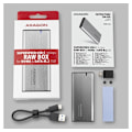 Miniatyrbilde 11 av 11: AXAGON, ekstern USB-C 3.2 Gen 2 metallboks for M.2 NVMe & SATA SSD-disker, EEM2-SG2