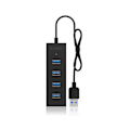 Miniatyrbild 6 av 11: Raidsonic, USB-hubb, 4-portars USB 3.0-hubb, IB-HUB1409-U3