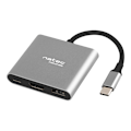 Miniatyrbillede 4 af 11: Natec, USB-C Dock, USB-C Multiport Adapter, NMP-1607