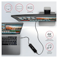 Pikkukuva 3 / 7: AXAGON, SuperSpeed ​​USB-C Combo 6in1 Hub, HMC-6H4A