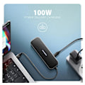 Pikkukuva 4 / 6: AXAGON, USB-C 5Gbps GLASS 6in1 Hub, HMC-6GLN