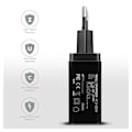 Miniatyrbillede 5 af 7: AXAGON, Dobbelt vægoplader 240V/2x USB-port QC3.0/AFC/FCP og 5V-1.2A, 24W, ACU-QS24