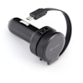 Miniatyrbillede 4 af 5: Platinet biloplader 1xUSB 2,4A + microUSB kabel (44650)