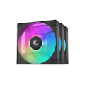 Miniatyrbild 1 av 2: Deepcool, Performance 120 mm fläkt, 3-pack, R-FD12-BKAPN3-G ARGB-3 IN 1