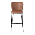 Miniatyrbilde 2 av 5: Set med 2 produkter. Barstol SAVOY lysebrun