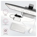 Pikkukuva 5 / 7: AXAGON, SuperSpeed ​​USB-C Combo 6in1 Hub, HMC-6H4A