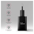 Miniatyrbilde 5 av 7: AXAGON, Vegglader 1x port USB-A, QC3.0/AFC/FCP/Apple, 18W, ACU-QC18