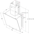 Pikkukuva 3 / 4: Moderni liesituuletin WHVP 82F LT K, Whirlpool