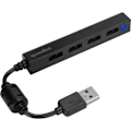 Miniatyrbilde 1 av 3: Speedlink USB-hub Snappy Slim 4-porter (SL-140000-BK)