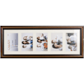 Miniatyrbilde 2 av 3: Fotoramme Ema Gallery 20x60/5/10x15, brun (VF3969)