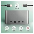 Miniatyrbilde 7 av 10: AXAGON, SuperSpeed ​​USB DUAL 2,5"/3,5" HDD/SSD DUAL dock, ADSA-DC