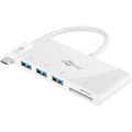 Miniatyrbilde 2 av 4: Goobay, USB-C multiportadapter til 3x USB-A, kortleser, 40759